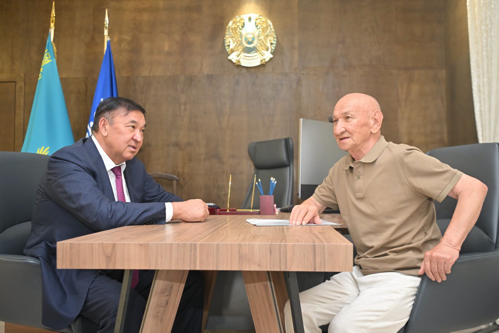 УНИВЕРСИТЕТ РЕКТОРЫ ТЕХНИКА ҒЫЛЫМДАРЫНЫҢ ДОКТОРЫ, ПРОФЕССОР, БЕЛГІЛІ ҒАЛЫМ ӘБДІМӘЛІК ӘШІРОВТІ ҚАБЫЛДАДЫ